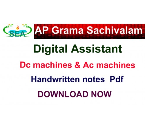 Dc machines & Ac machines for apgs